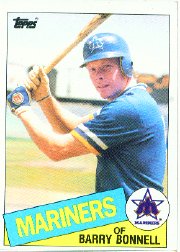 1985 Topps Baseball Cards      423     Barry Bonnell